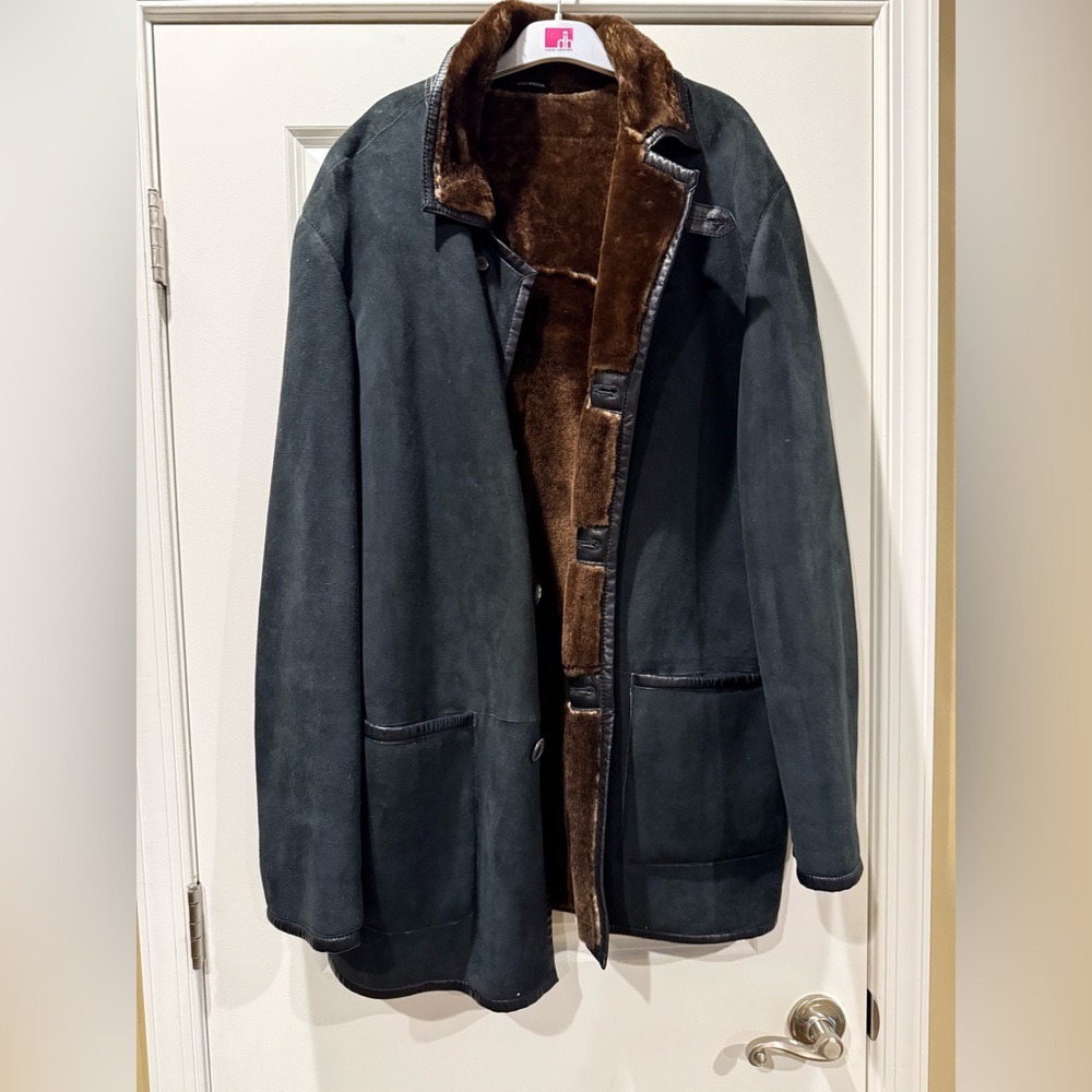 Men's Black and Brown Field Jacket
